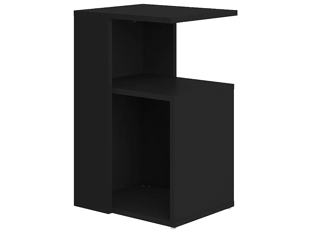 Mesa de apoio 36x30x56 cm contraplacado preto