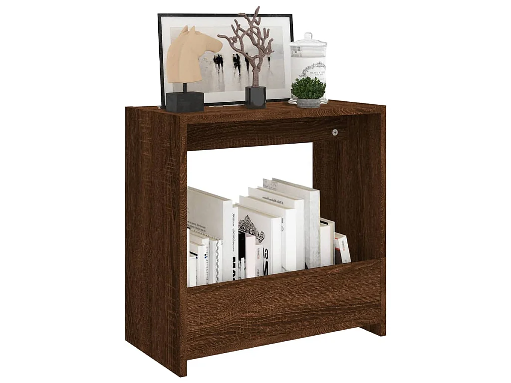 Beistelltisch Braun Eichen-Optik 50x26x50 cm Holzwerkstoff