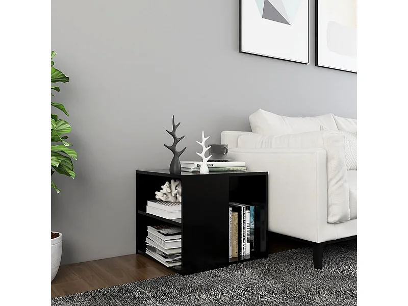 Beistelltisch Schwarz 50x50x45 cm Holzwerkstoff