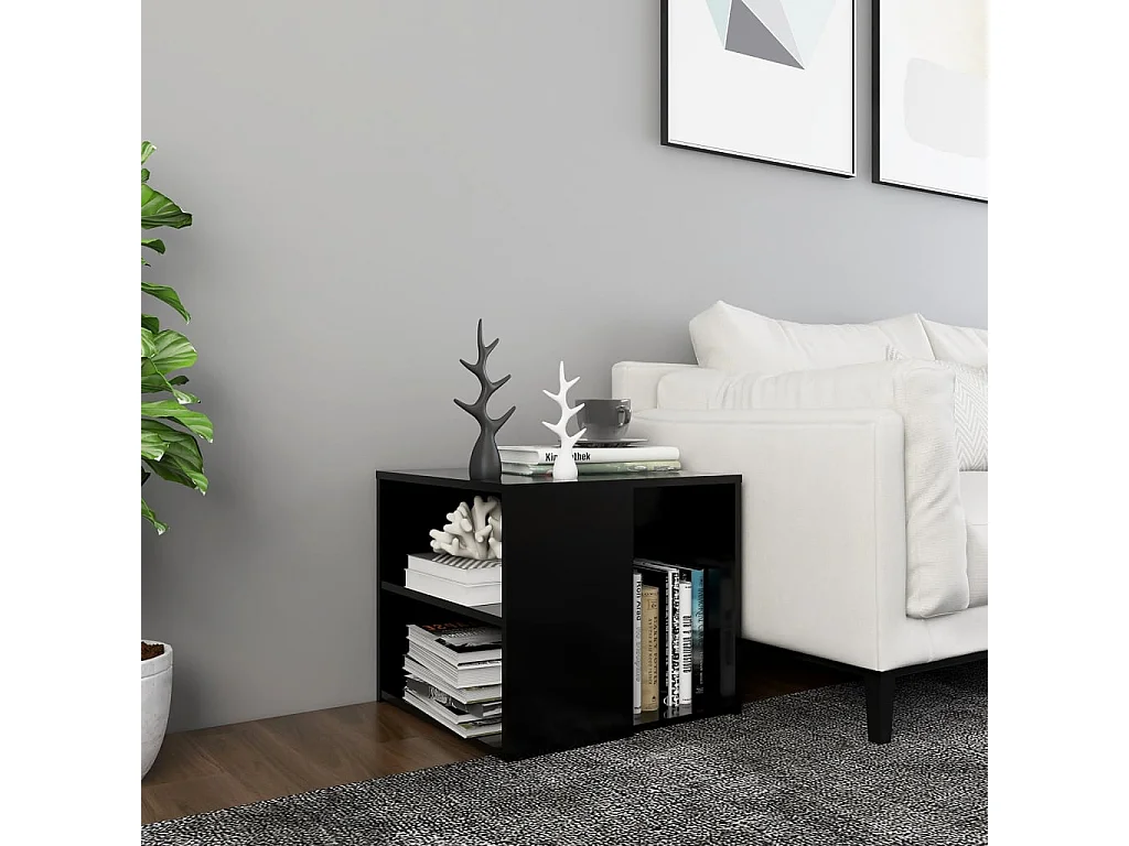 Beistelltisch Schwarz 50x50x45 cm Holzwerkstoff