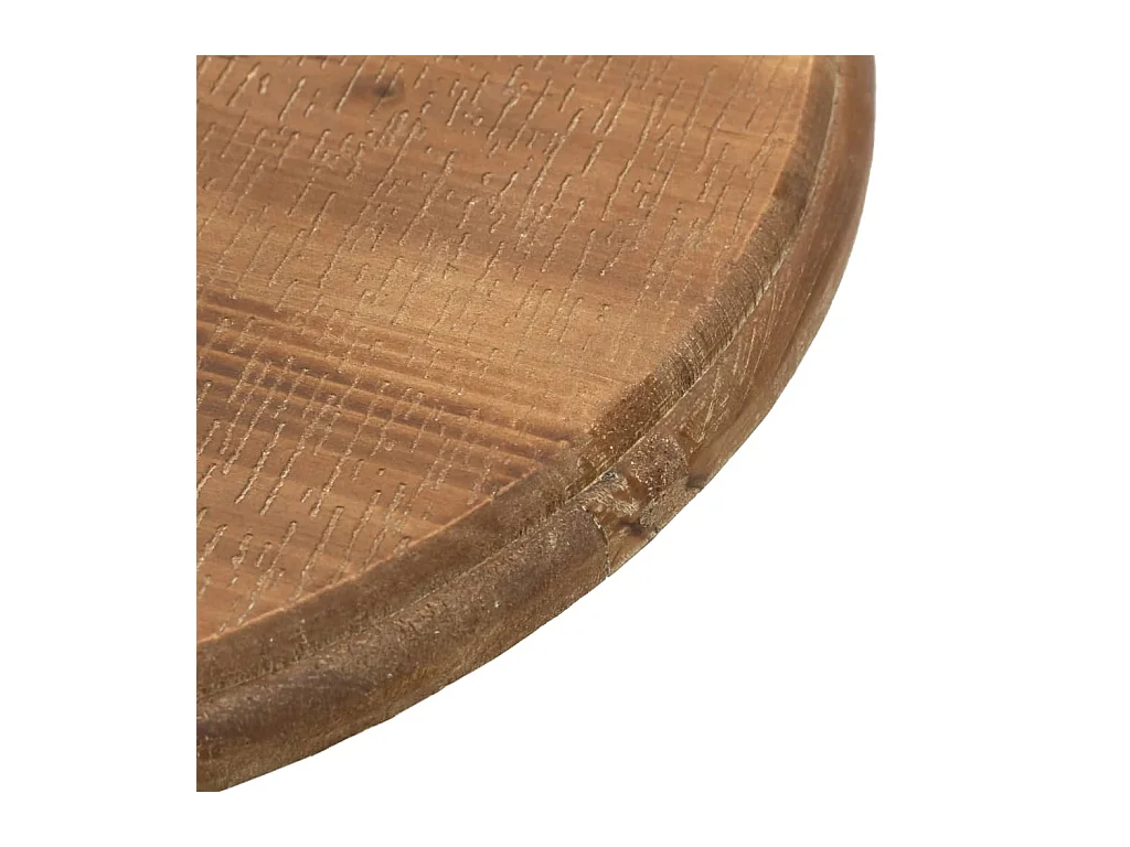 Table d'appoint Bois de sapin massif 40 x 64 cm Marron