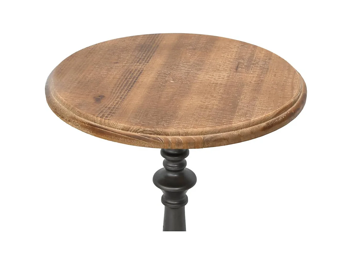 Table d'appoint Bois de sapin massif 40 x 64 cm Marron