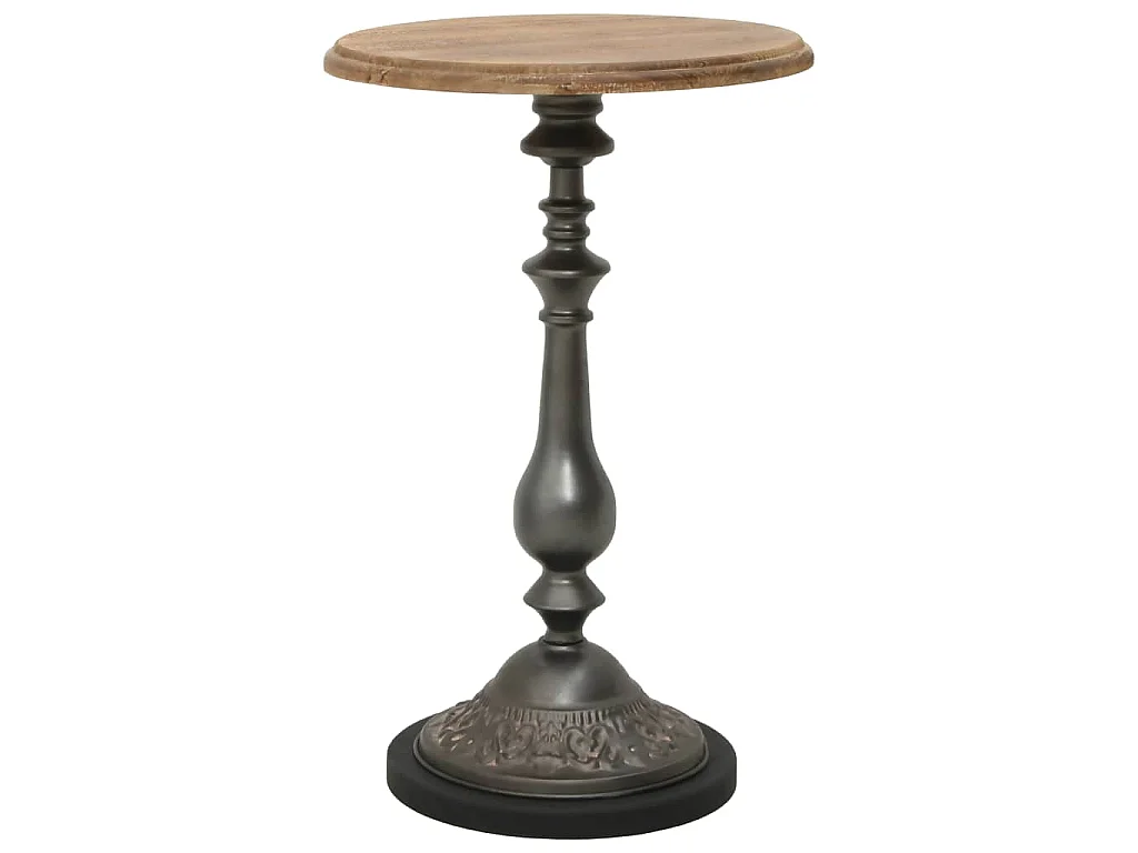 Table d'appoint Bois de sapin massif 40 x 64 cm Marron