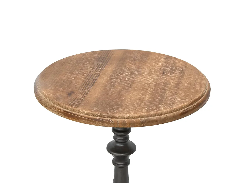Table d'appoint Bois de sapin massif 40 x 64 cm Marron