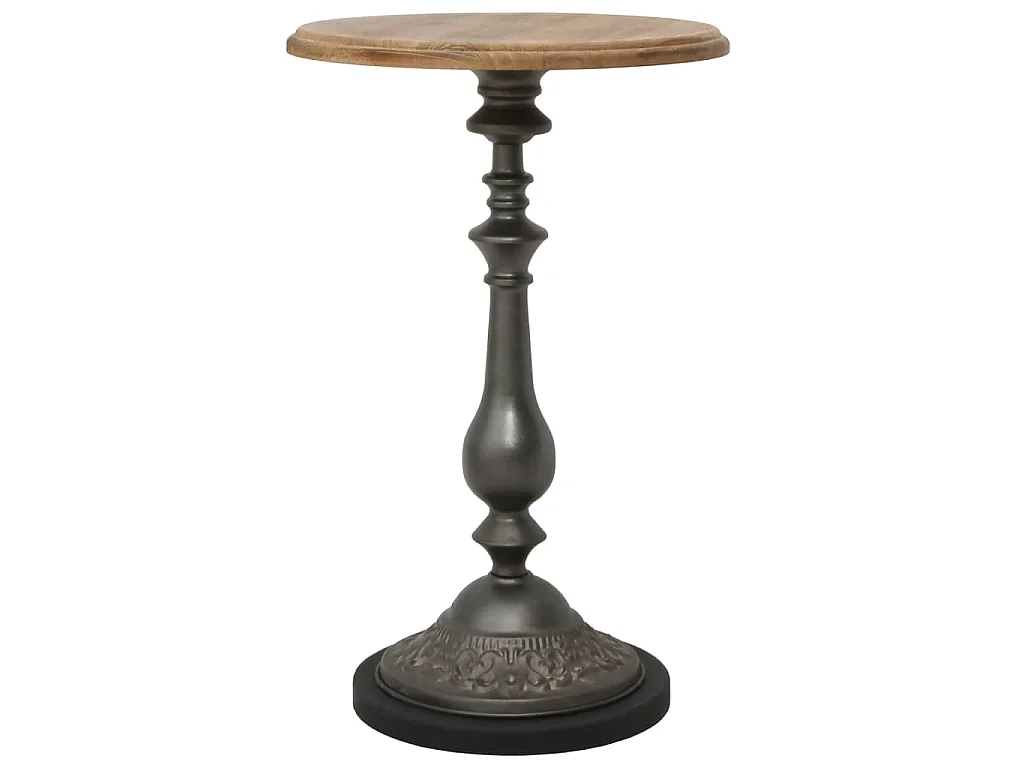 Table d'appoint Bois de sapin massif 40 x 64 cm Marron