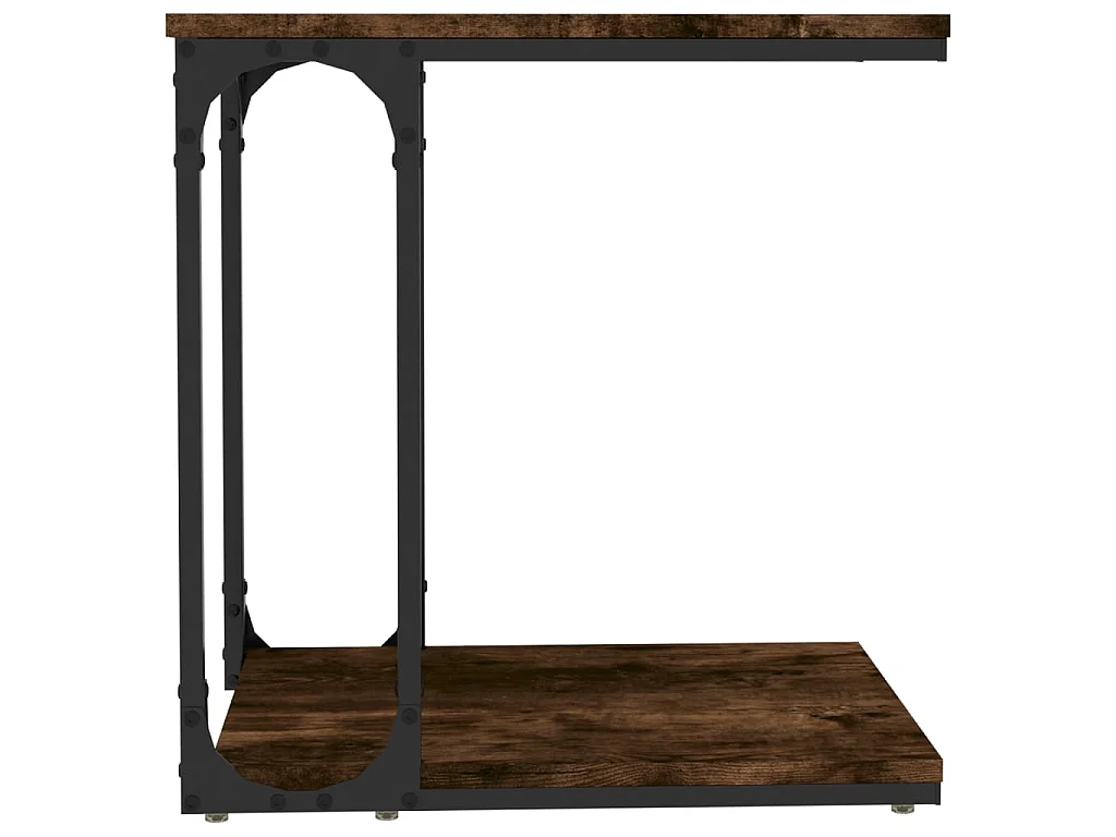Beistelltisch Räuchereiche 50x35x52 cm Holzwerkstoff