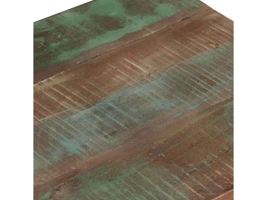 Table d'appoint avec roulettes 40x40x42 cm Bois de récupération