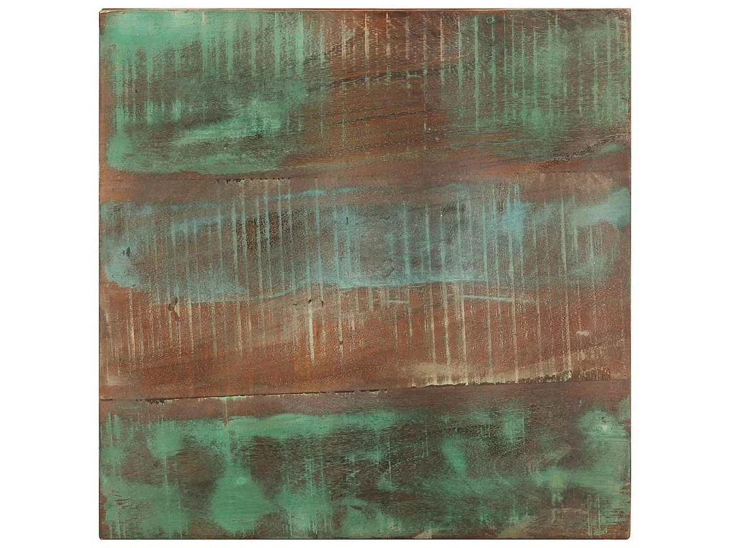 Table d'appoint avec roulettes 40x40x42 cm Bois de récupération