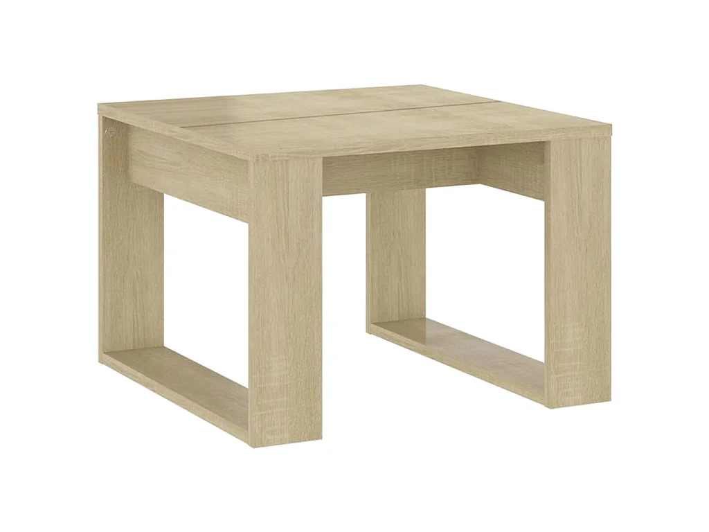Table d'appoint Chêne sonoma 50x50x35 cm Bois d’ingénierie