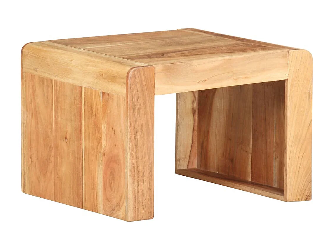 Mesa de apoio 43x40x30 cm madeira de acácia maciça