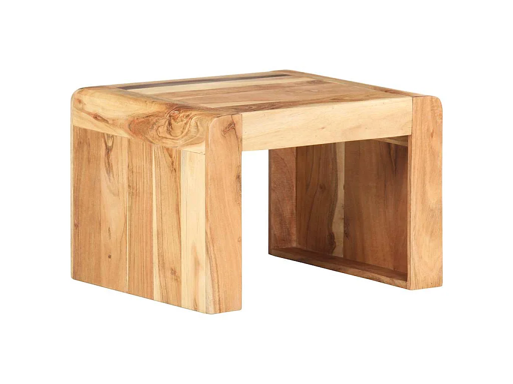 Table d'appoint 43x40x30 cm Bois d'acacia massif