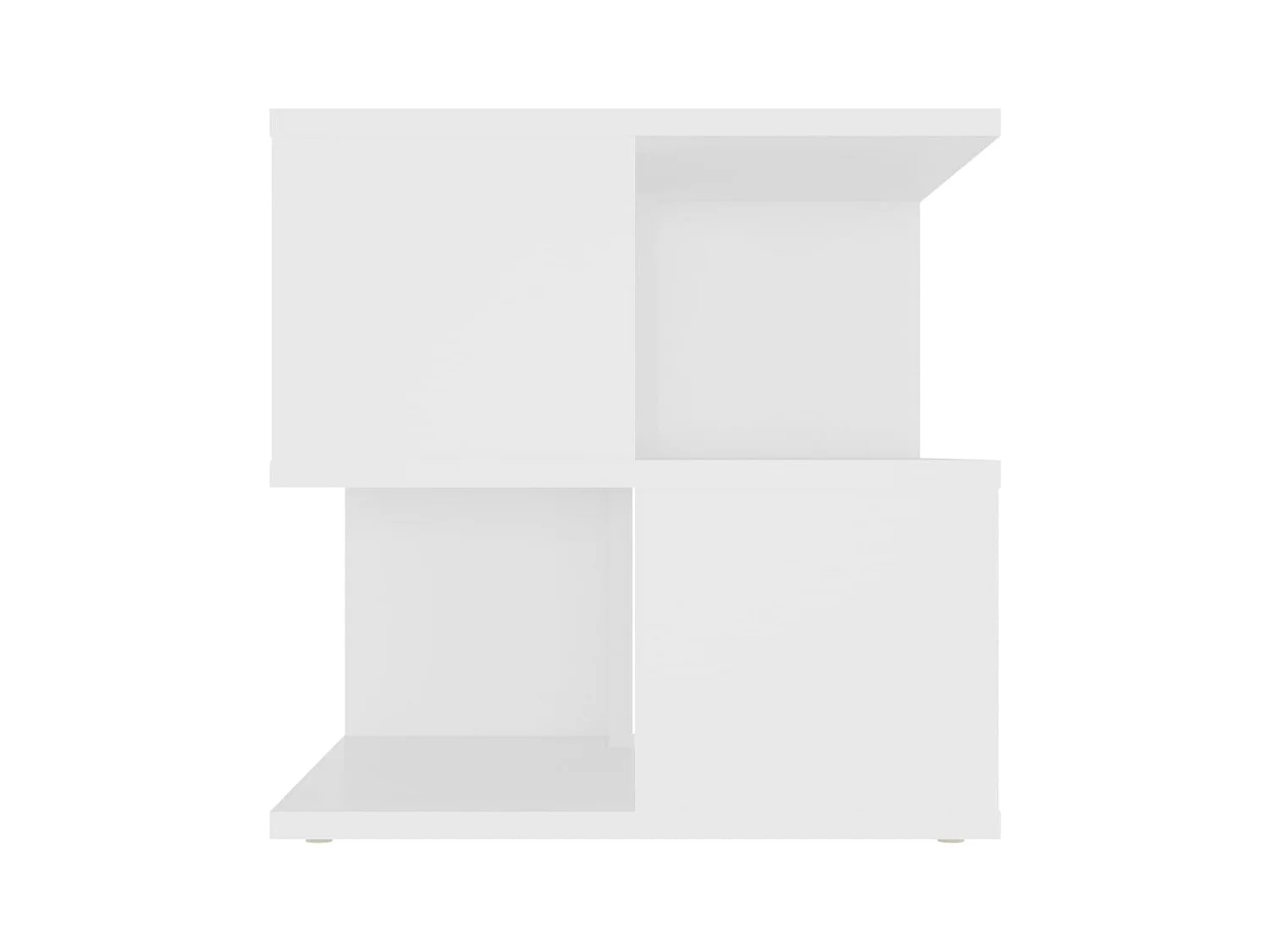 Table d'appoint Blanc 40x40x40 cm Aggloméré