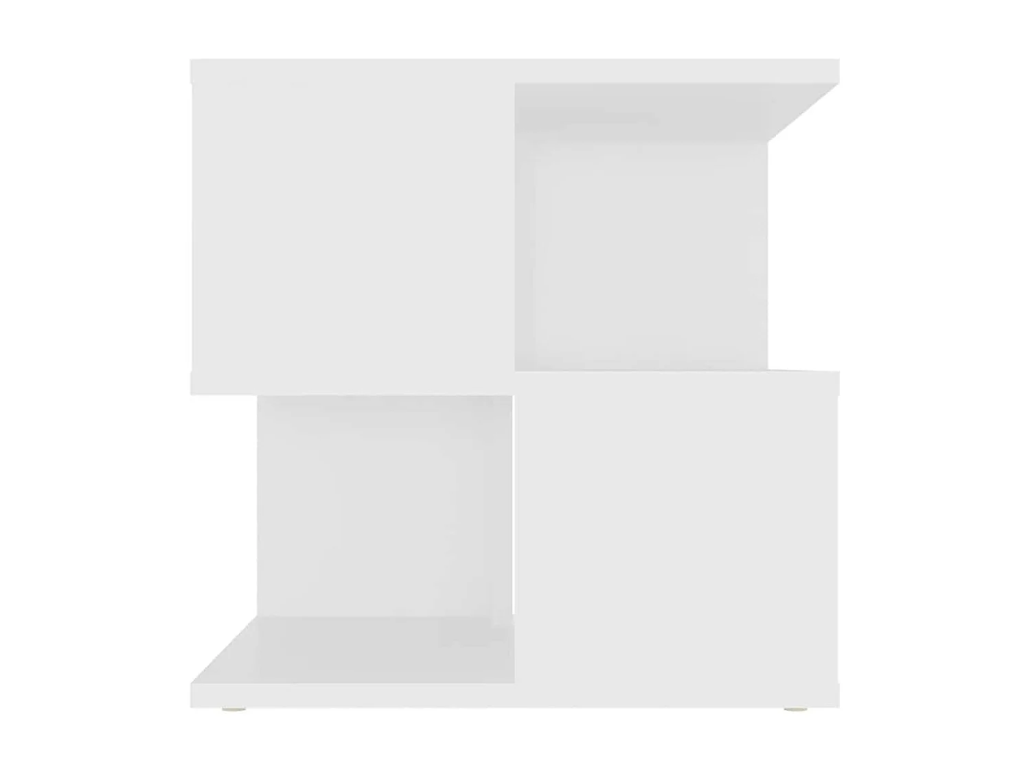 Tavolino Bianco 40x40x40 cm in Legno Multistrato
