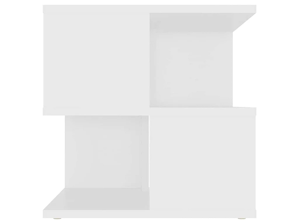 Table d'appoint Blanc 40x40x40 cm Aggloméré