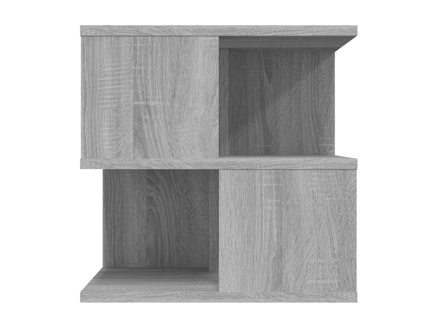 Mesa de apoio 40x40x40 cm derivados madeira cinzento sonoma