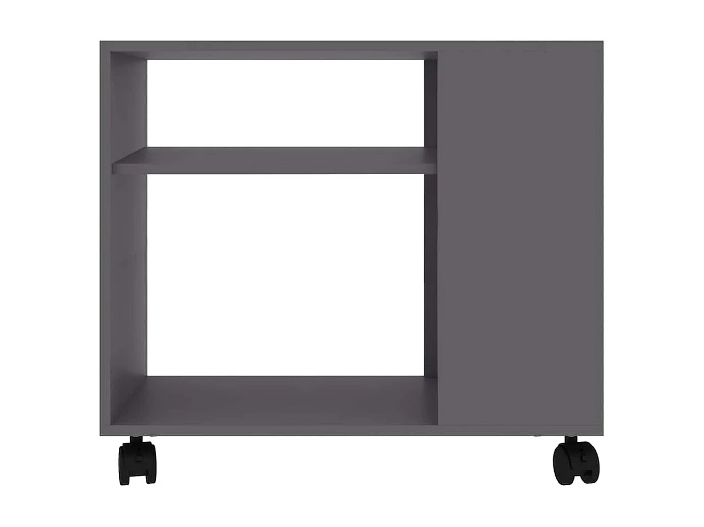 Beistelltisch Grau 70x35x55 cm Holzwerkstoff