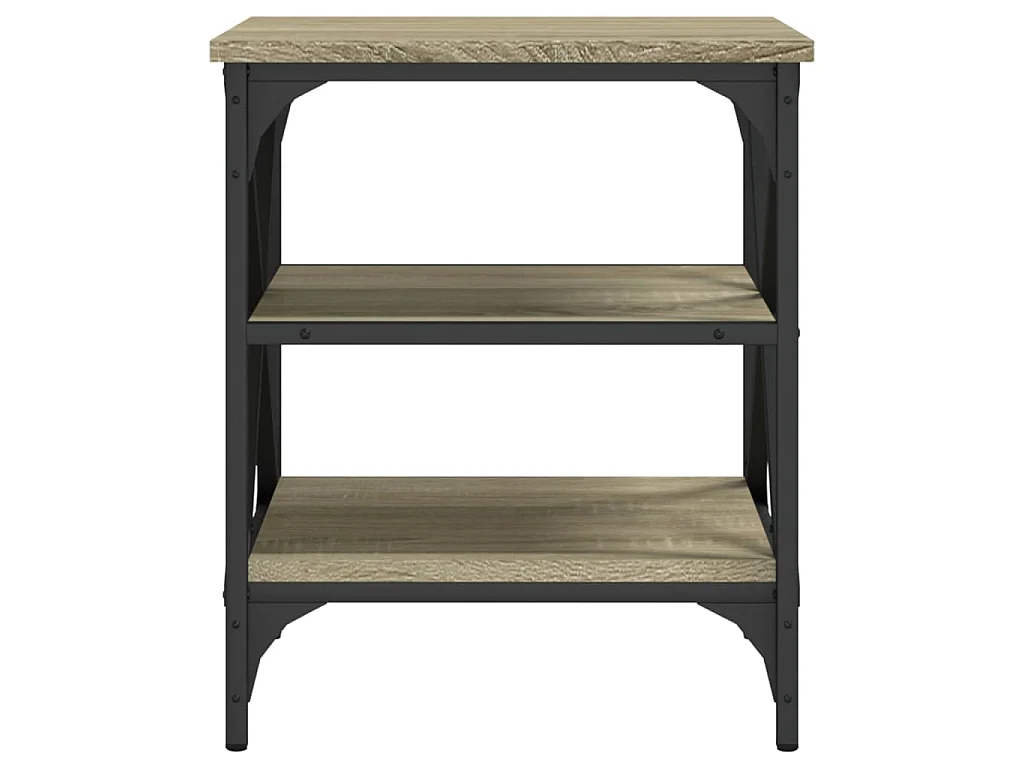 Tables d'appoint 2 pcs Chêne sonoma 40x42x50 cm Bois ingénierie