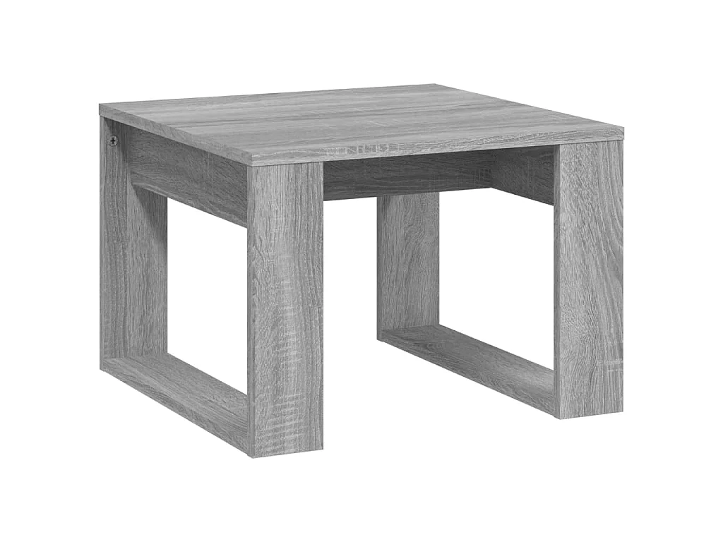 Beistelltisch Grau Sonoma 50x50x35 cm Holzwerkstoff