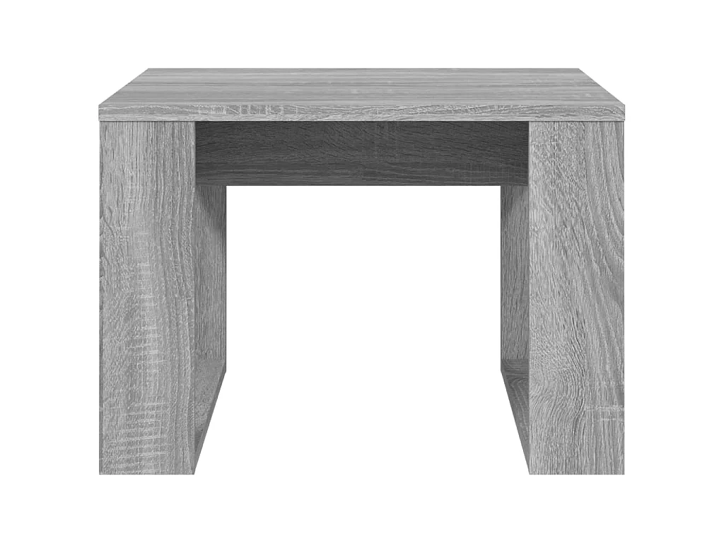Beistelltisch Grau Sonoma 50x50x35 cm Holzwerkstoff