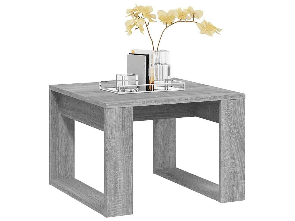 Beistelltisch Grau Sonoma 50x50x35 cm Holzwerkstoff