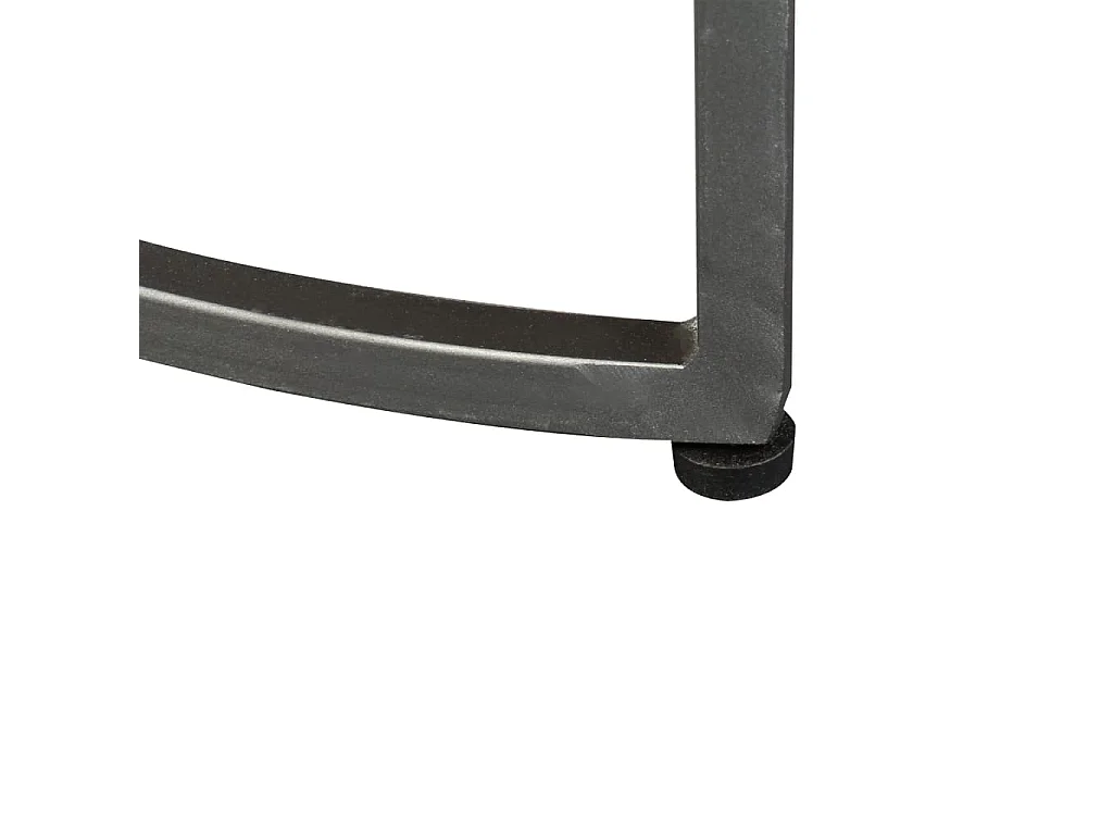 Set Tavolini da Salotto 2 pz in Legno Massello di Mango
