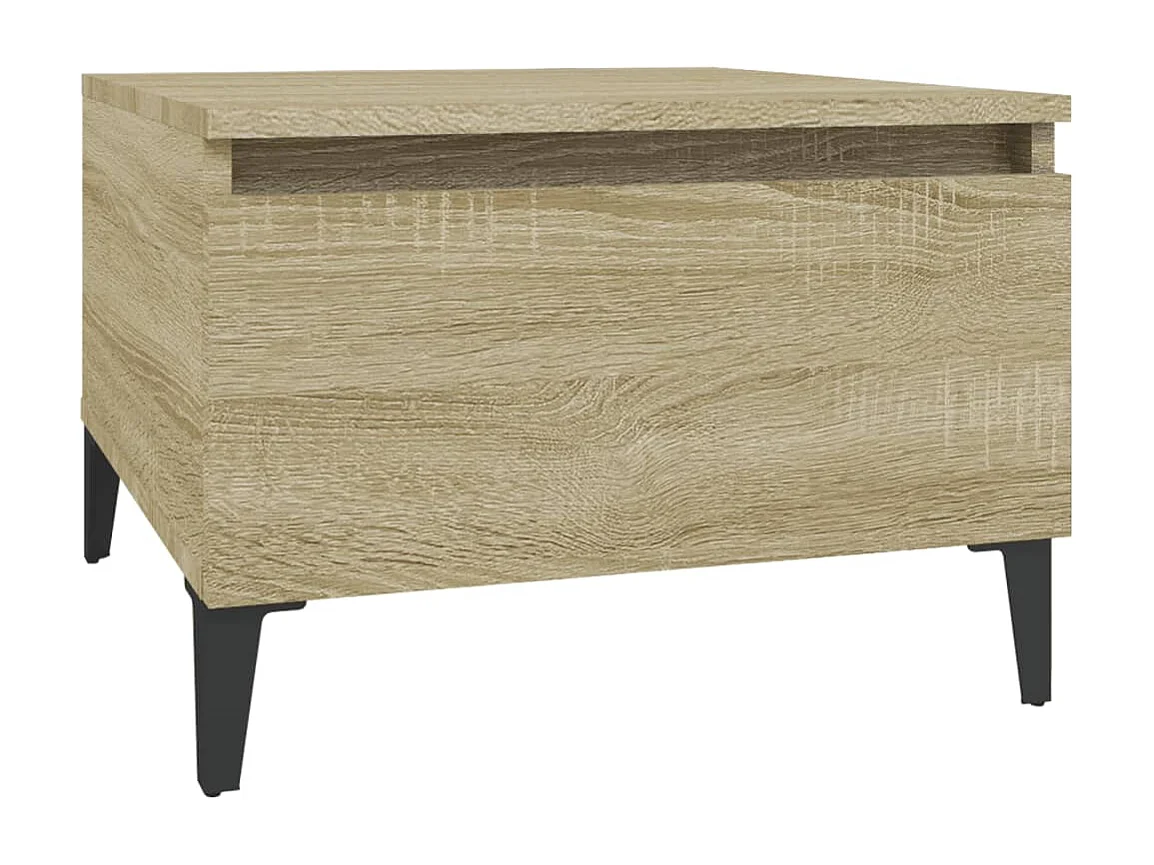 Tavolino Rovere Sonoma 50x46x35 cm in Legno Multistrato