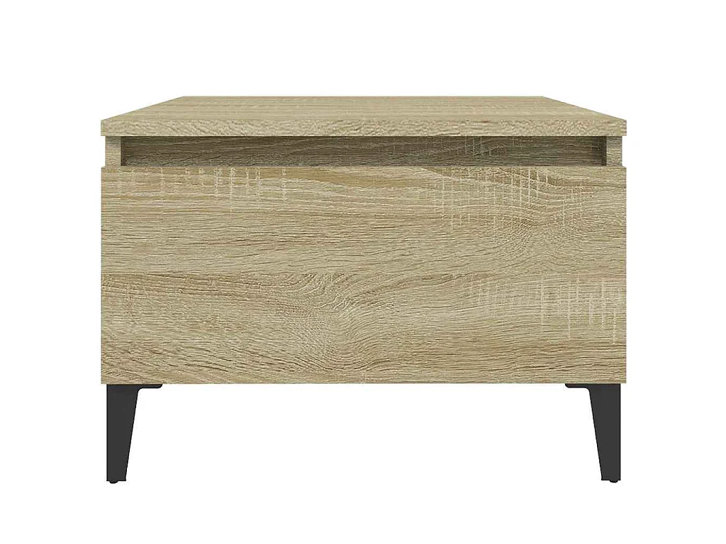 Table d'appoint Chêne sonoma 50x46x35 cm Bois d'ingénierie