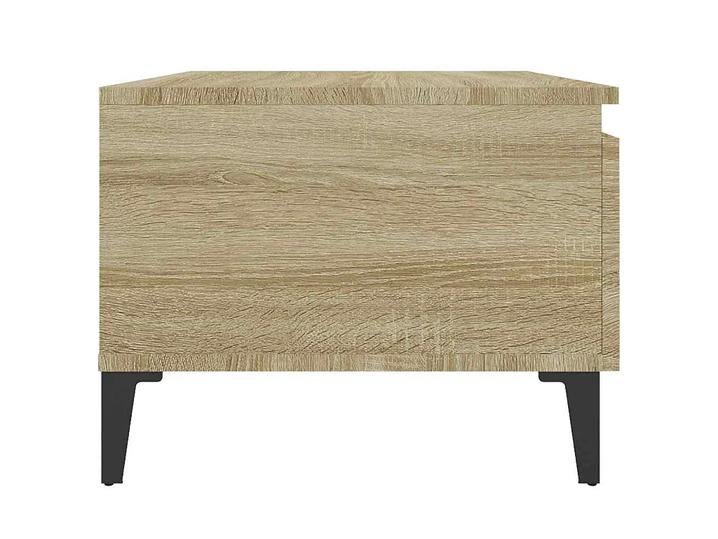 Table d'appoint Chêne sonoma 50x46x35 cm Bois d'ingénierie