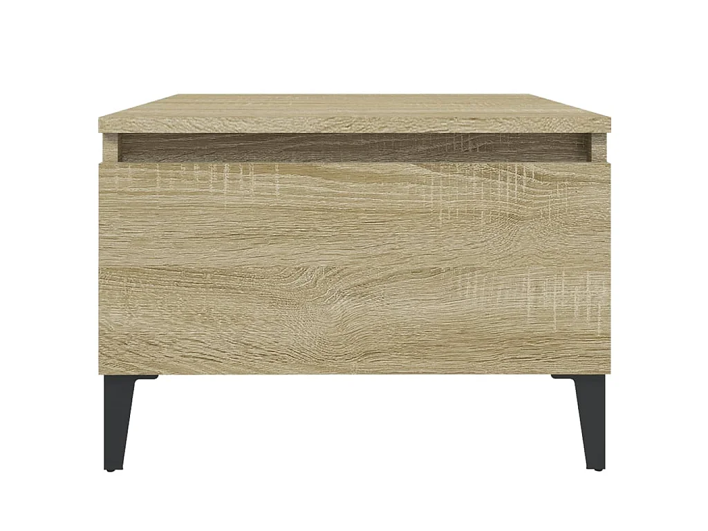 Tables d'appoint 2 pcs Chêne sonoma 50x46x35 cm Bois ingénierie