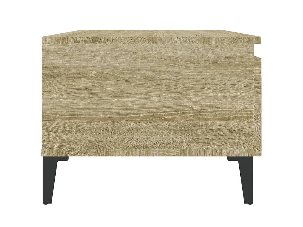Tables d'appoint 2 pcs Chêne sonoma 50x46x35 cm Bois ingénierie