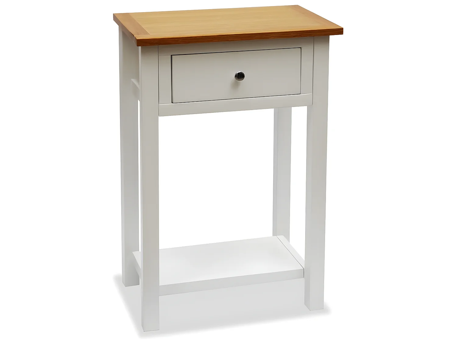 Beistelltisch 50x32x75 cm Massivholz Eiche