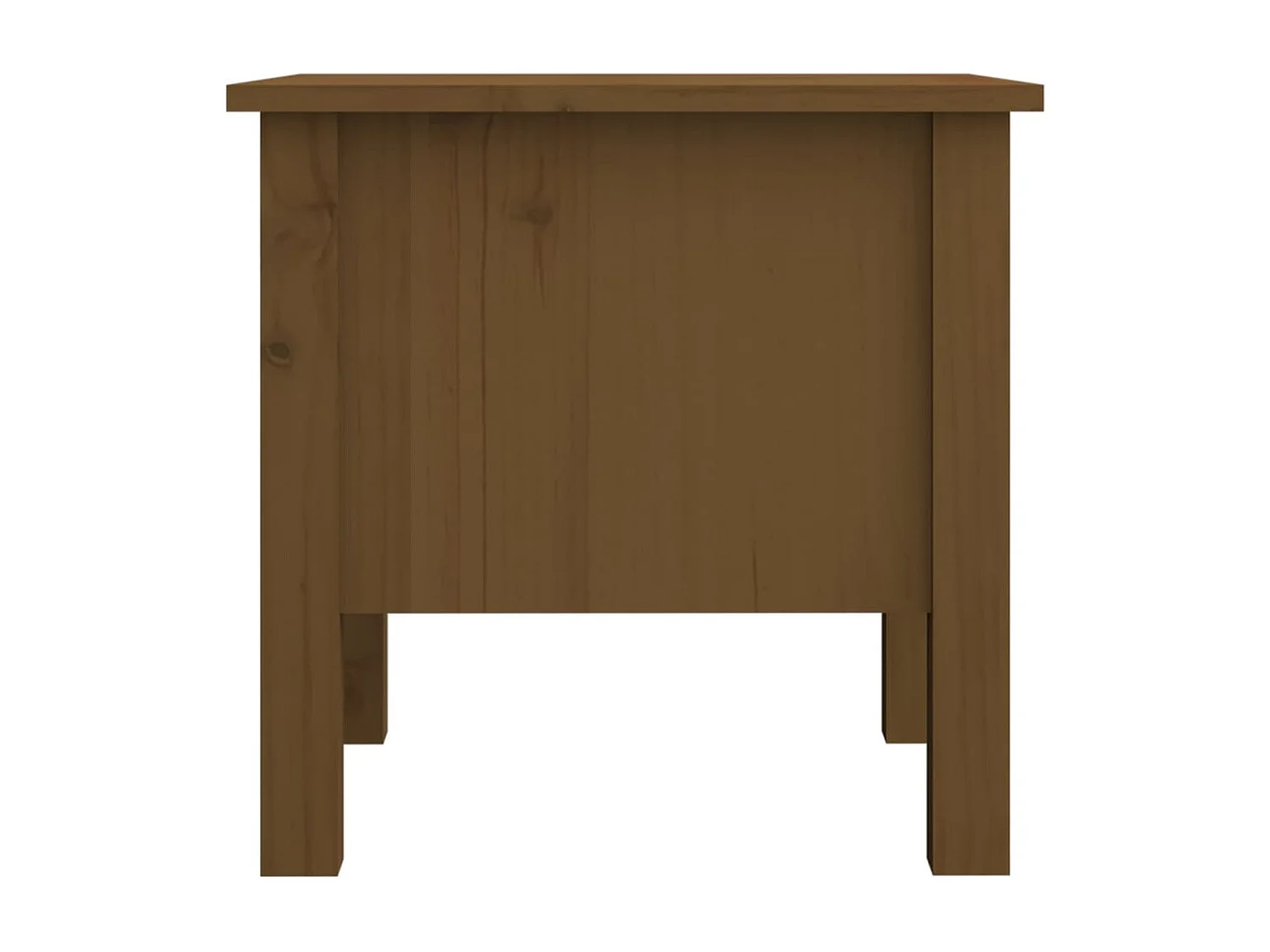 Table d'appoint Marron miel 40x40x39 cm Bois massif de pin