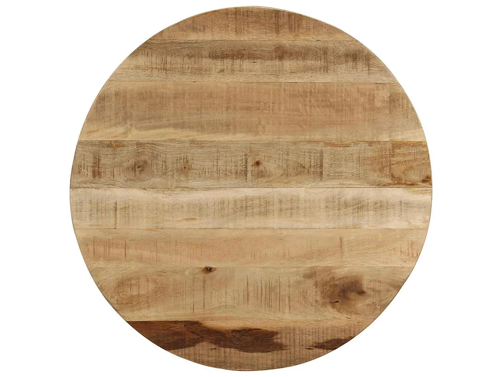Table basse bois de manguier brut 60x40 cm