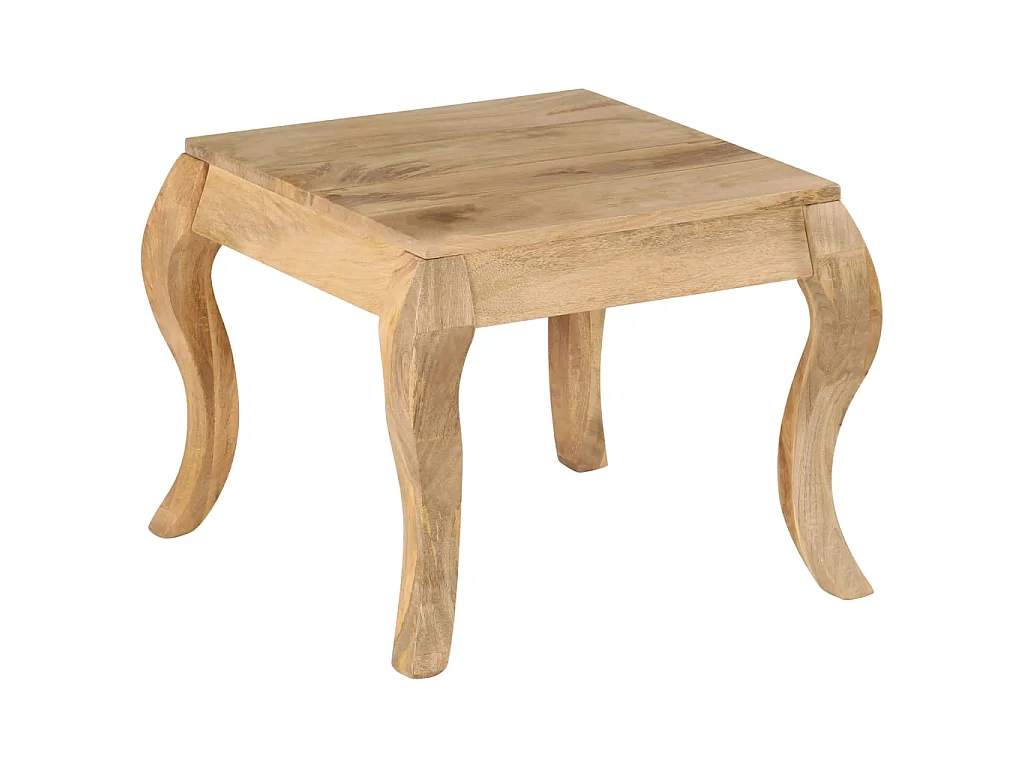 Bijzettafel 45x45x40 cm massief mangohout