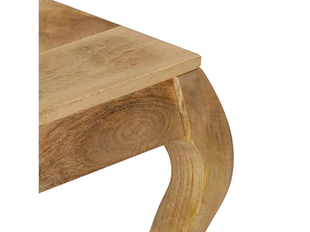 Bijzettafel 45x45x40 cm massief mangohout