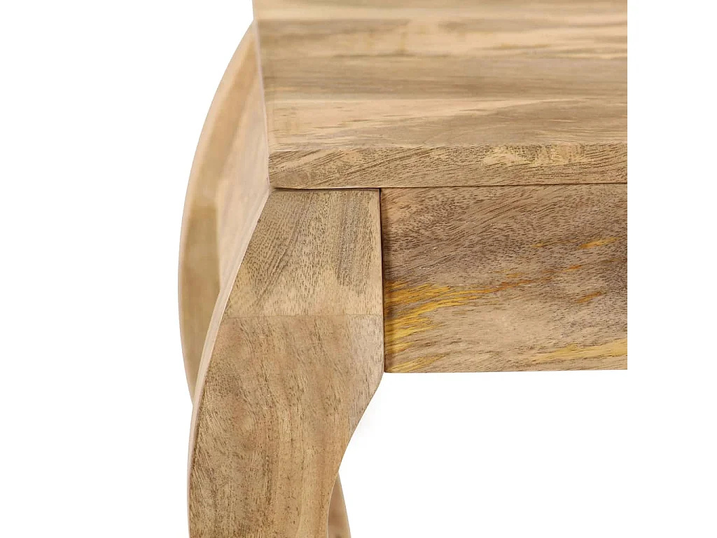 Bijzettafel 45x45x40 cm massief mangohout