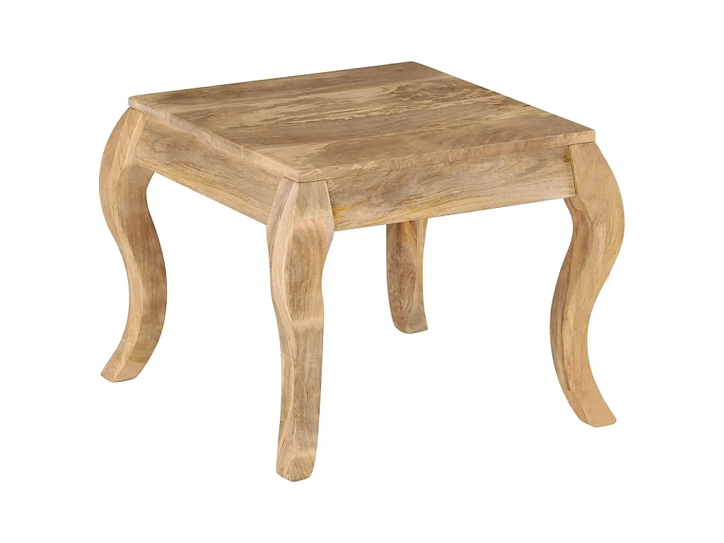 Bijzettafel 45x45x40 cm massief mangohout