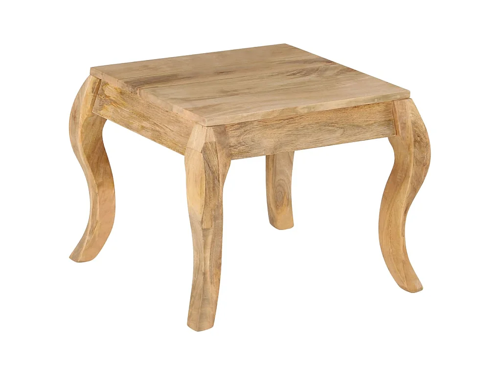 Bijzettafel 45x45x40 cm massief mangohout