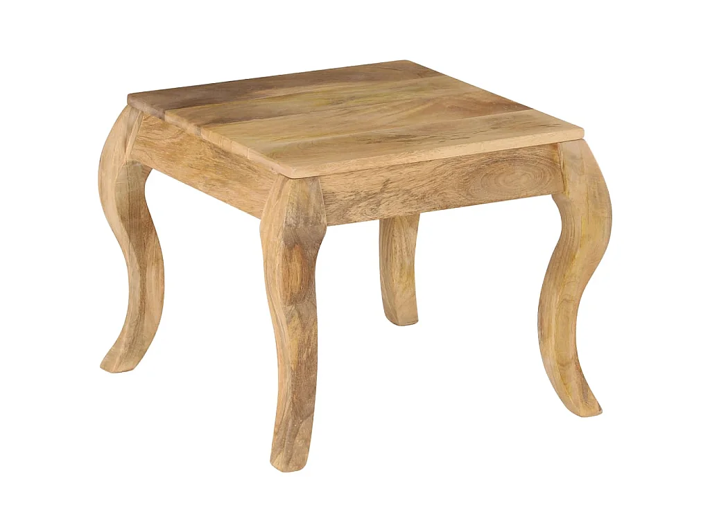 Bijzettafel 45x45x40 cm massief mangohout
