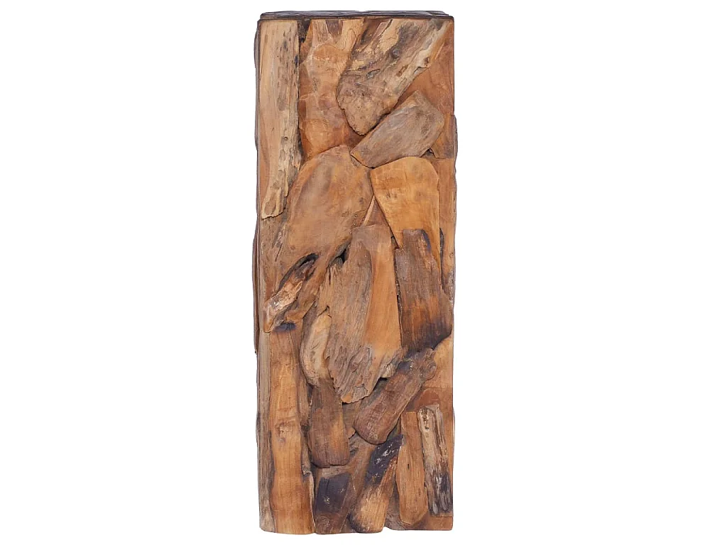 Mesa de apoio 30x30x80 cm madeira de teca maciça