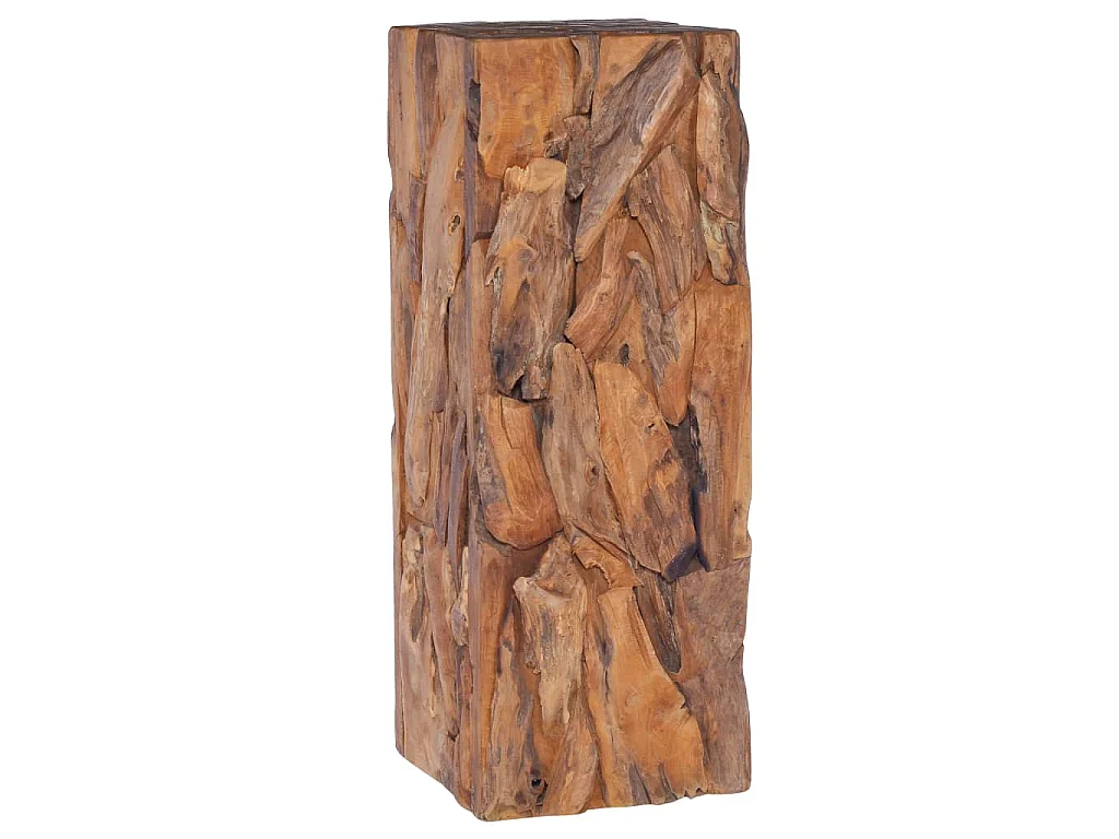 Mesa de apoio 30x30x80 cm madeira de teca maciça