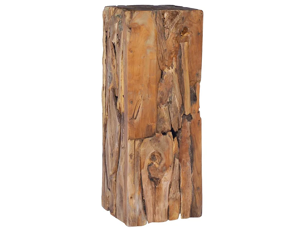Mesa de apoio 30x30x80 cm madeira de teca maciça