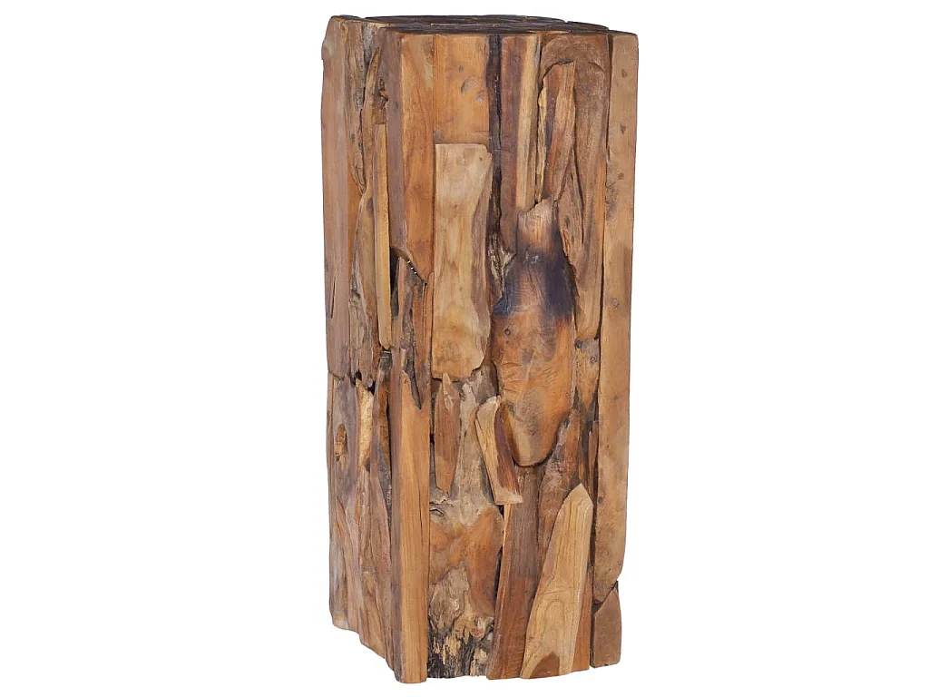 Mesa de apoio 30x30x80 cm madeira de teca maciça