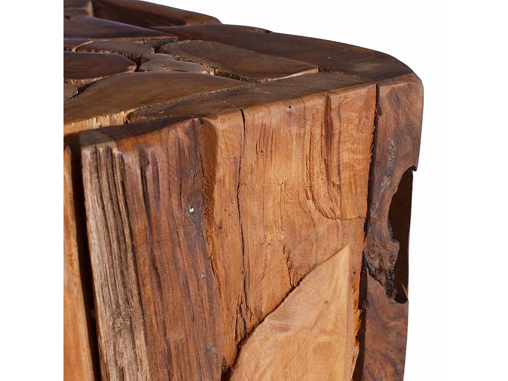 Table d'appoint 30x30x80 cm Bois de teck solide