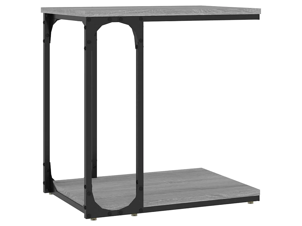 Table d'appoint Sonoma gris 50x35x52 cm Bois d'ingénierie