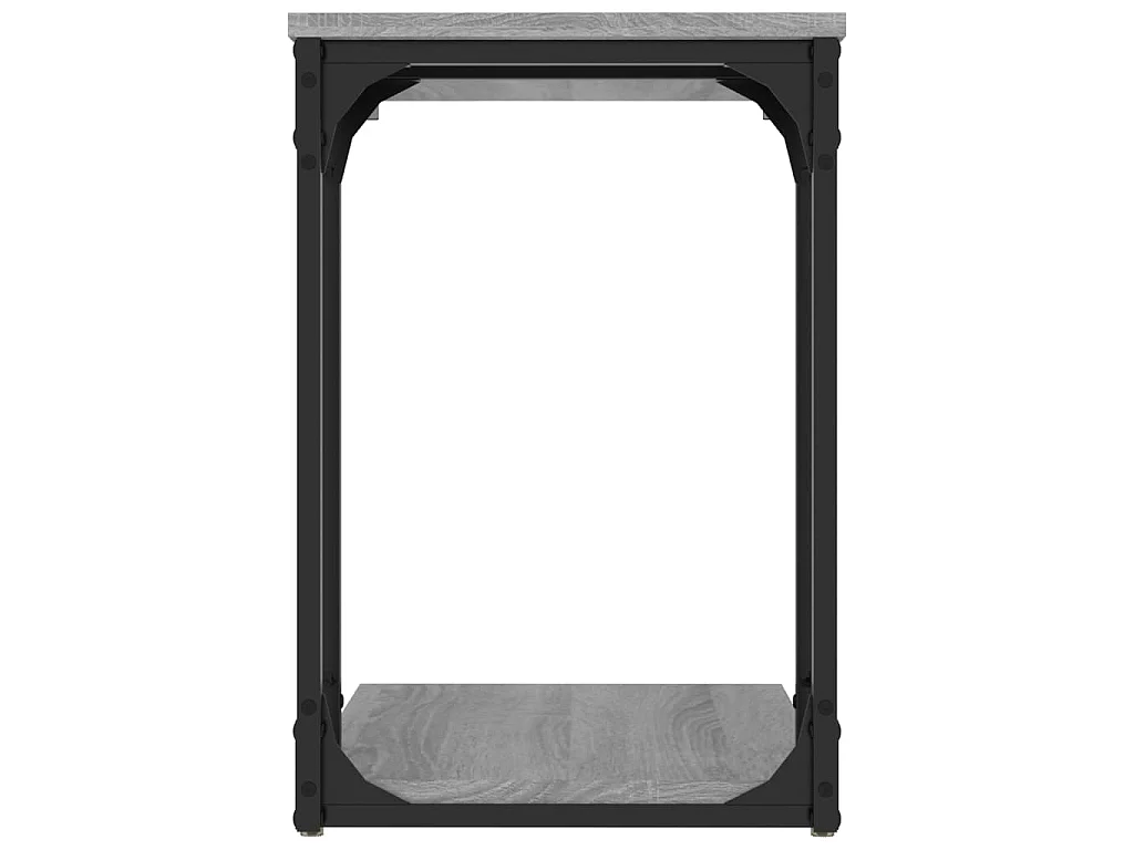 Table d'appoint Sonoma gris 50x35x52 cm Bois d'ingénierie