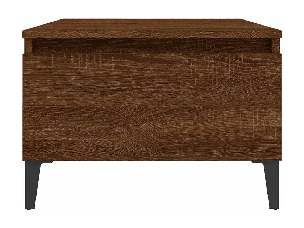 Tables d'appoint 2 pcs Chêne marron 50x46x35 cm Bois ingénierie
