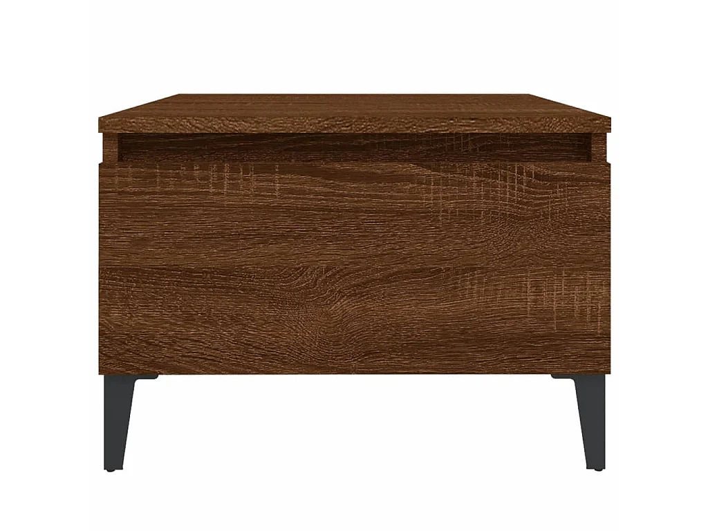 Tavolini 2pz Rovere Marrone 50x46x35cm in Legno Multistrato