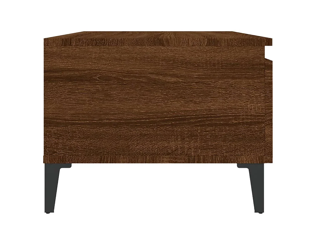 Tavolini 2pz Rovere Marrone 50x46x35cm in Legno Multistrato