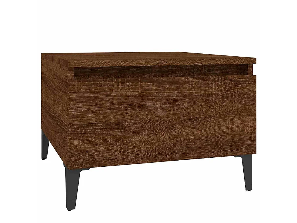 Tables d'appoint 2 pcs Chêne marron 50x46x35 cm Bois ingénierie